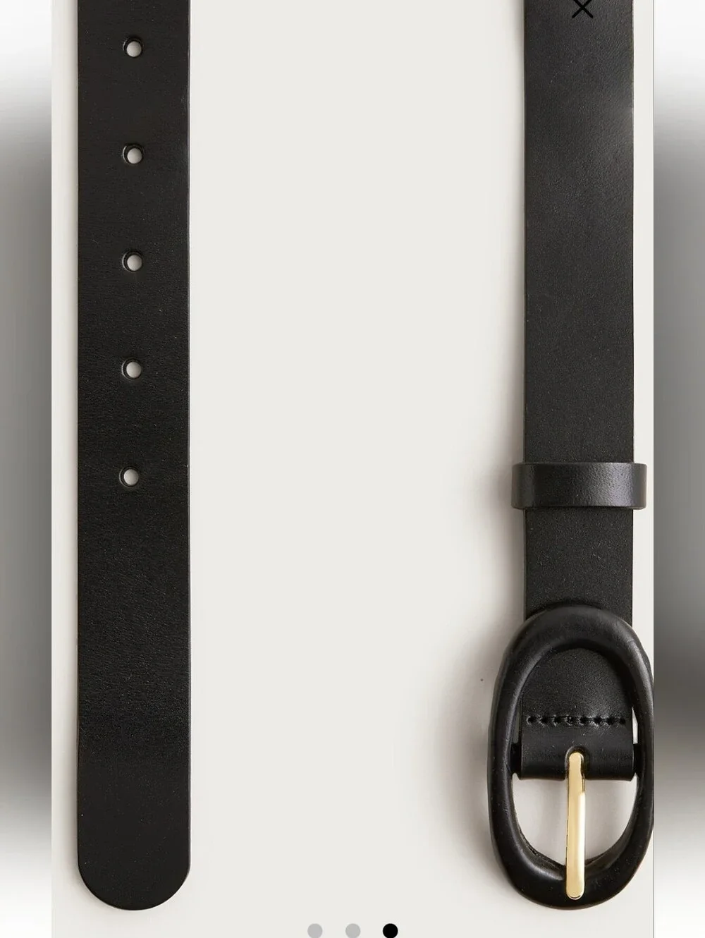 J. Crew Tonal Mid Belt In Leather